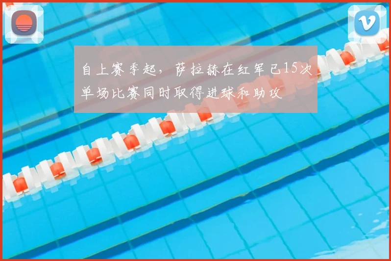 自上赛季起，萨拉赫在红军已15次单场比赛同时取得进球和助攻